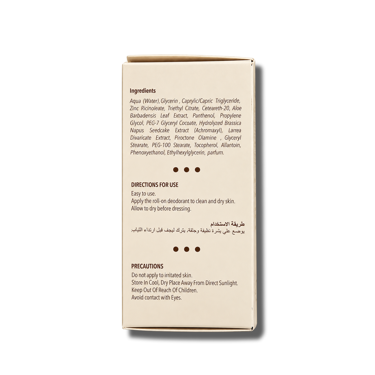 Whitening Roll-On Deodorant – Oriental Scent